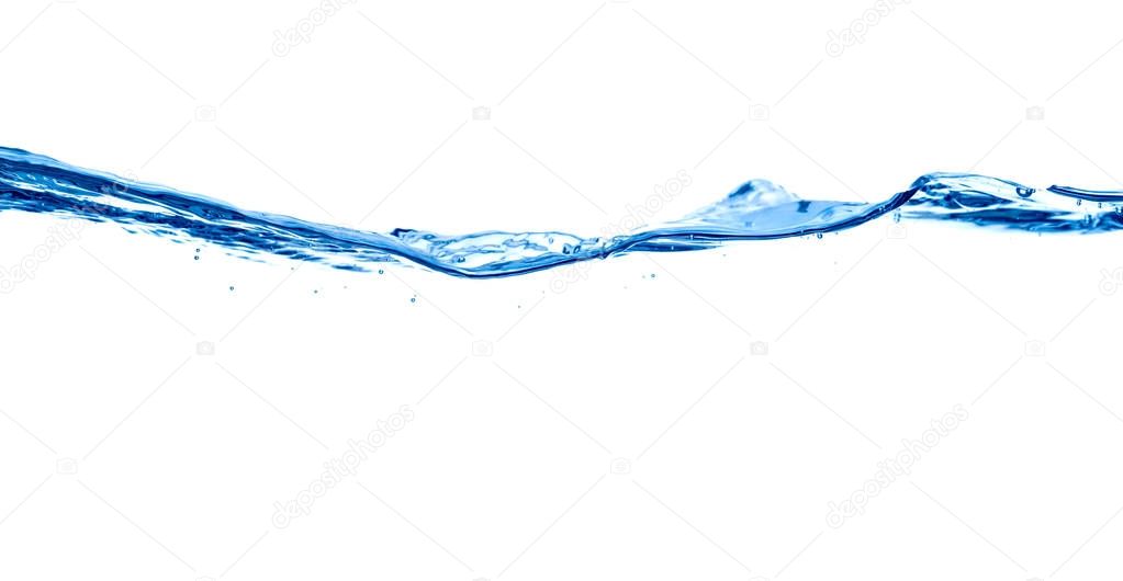 close up of water waves and bubbles on white background