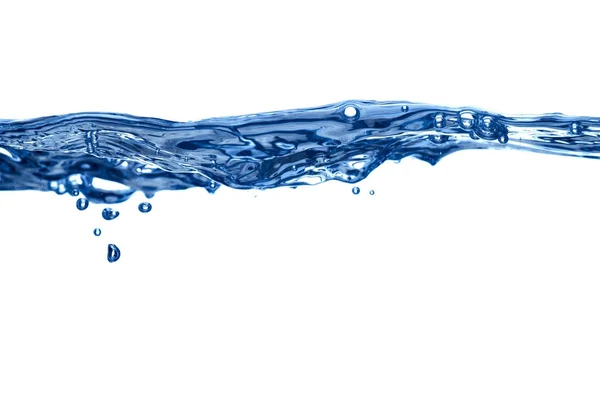 Blaues Wasser Welle Flüssigkeit Splash Bubble Drink — Stockfoto