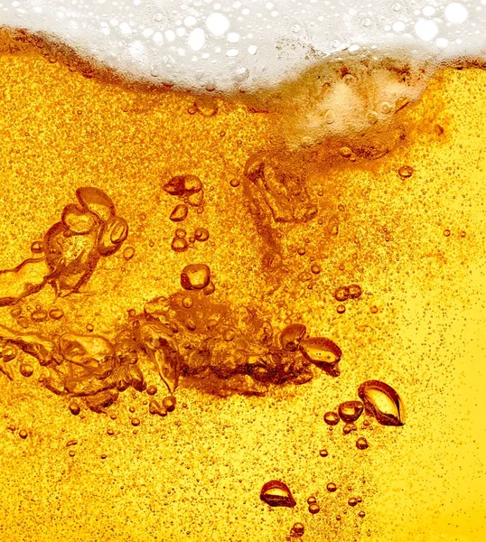 Cerveza primer plano bebida alcohólica bebida — Foto de Stock