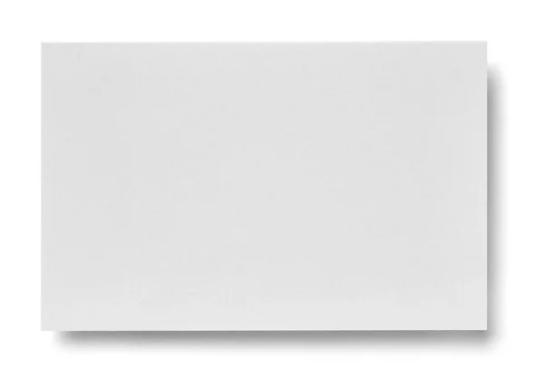 Nota papel bloco de notas de cartão em branco — Fotografia de Stock