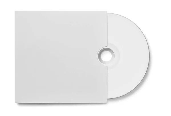Cd dvd disco disco música de dados em branco — Fotografia de Stock