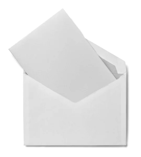 Enveloppe modèle lettre maquette image de marque — Photo