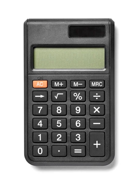Calculator black business office finance — Stock Photo, Image