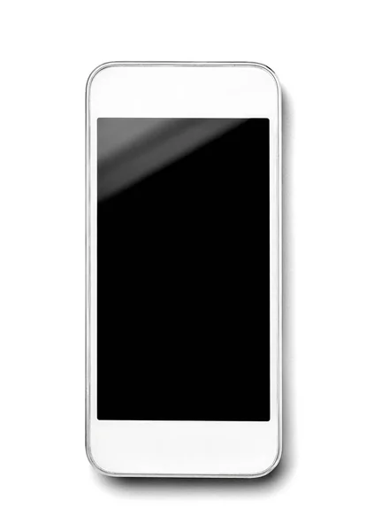 Close Smartphone Fundo Branco — Fotografia de Stock
