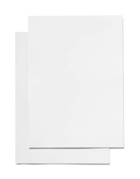 Envelope Paper Business Card Template White Background — Stock Photo, Image