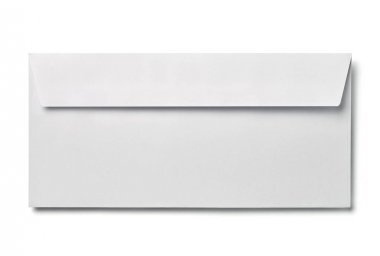 Beyaz arka plan üzerinde zarf kapatın