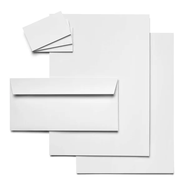Boríték levél kártya papír sablon üzleti — Stock Fotó