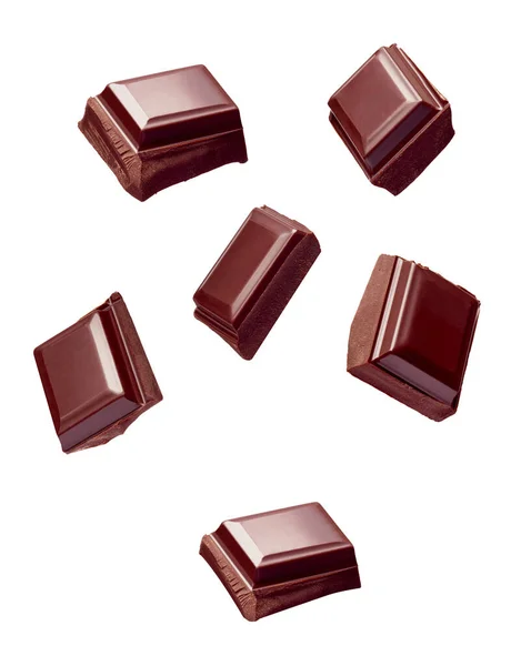 Čokoládový kus sladké jídlo dezert pádu — Stock fotografie