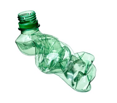 Plastik şişe su kabı atığı geri dönüştürüyor