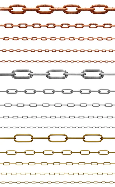 Chain link metal steel — Stock Photo, Image