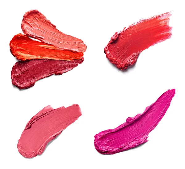 Rossetto colore vernice trucco bellezza campione — Foto Stock