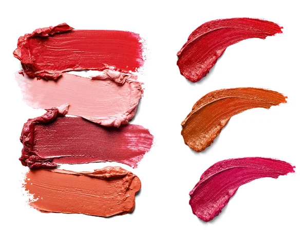 Lipstick paint color makeup beauty sample — Stock Photo, Image