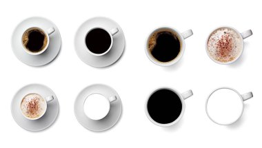 Kahve fincanı espresso, kahve fincanı kapuçino.