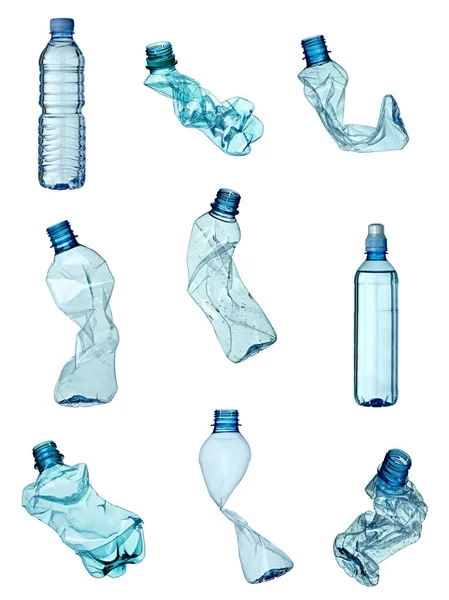 Пляшковий напій з пластику води — стокове фото