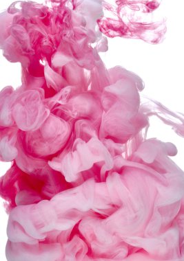 Suda kırmızı beyaz boya