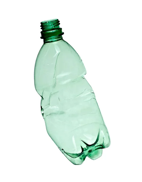 Close Plastic Bottle White Background — Stock Photo, Image
