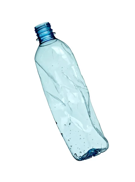 Close Plastic Bottle White Background — Stock Photo, Image