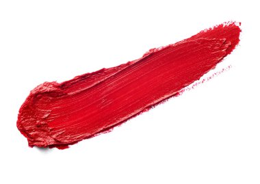 Beyaz arkaplandaki ruj boyasını kapat