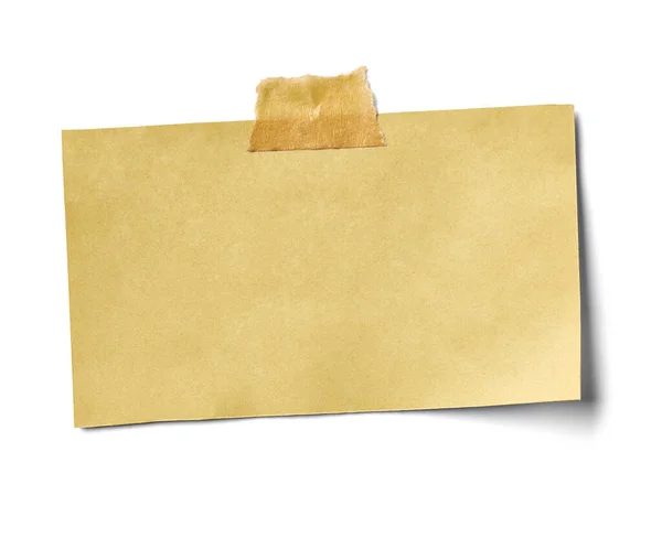 Close Note Paper White Background — Stock Photo, Image