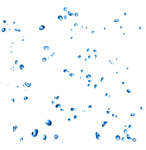 Sammlung Verschiedener Wasserspritzer Auf Weißem Hintergrund Jeder Wird Einzeln Erschossen — Stockfoto