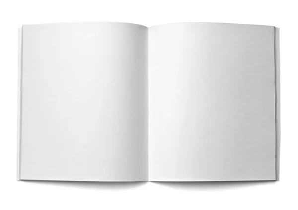 Primer Plano Libro Blanco Blanco Sobre Fondo Blanco Con Ruta —  Fotos de Stock