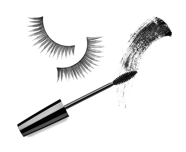 Close Mascara White Background — Stock Photo, Image