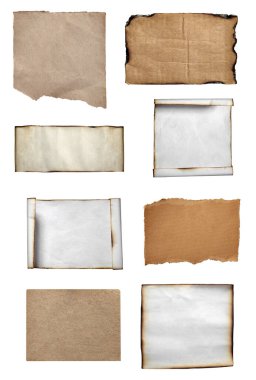 Beyaz arkaplan üzerine bir not kağıdını kapat