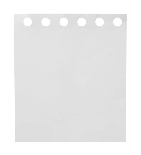 Collectie Van Witte Gescheurde Stukjes Papier Witte Achtergrond Elk Afzonderlijk — Stockfoto