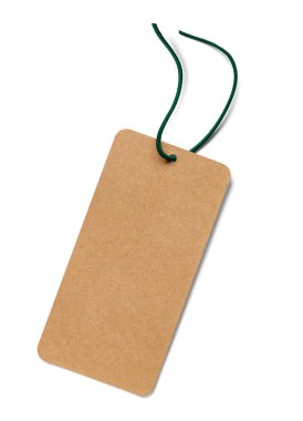 Beyaz arkaplanda bir fiyat etiketi notunu kapat