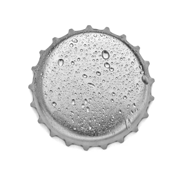 Close Bottle Cap White Background — Stock Photo, Image