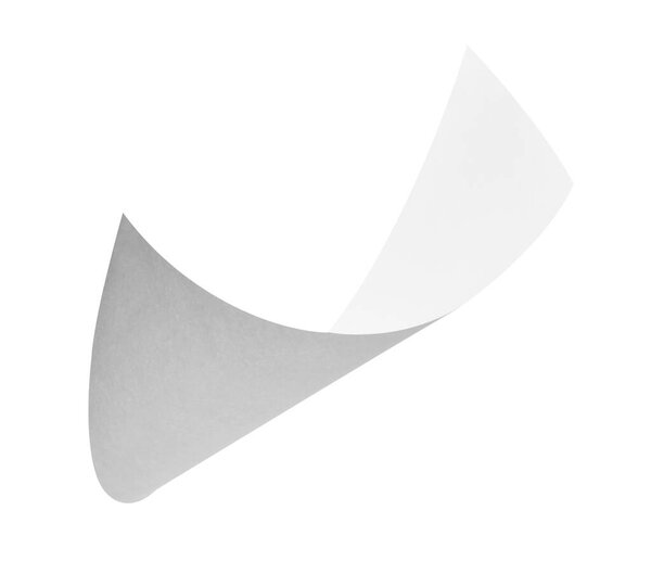 крупным планом летающие бумаги на белом фоне