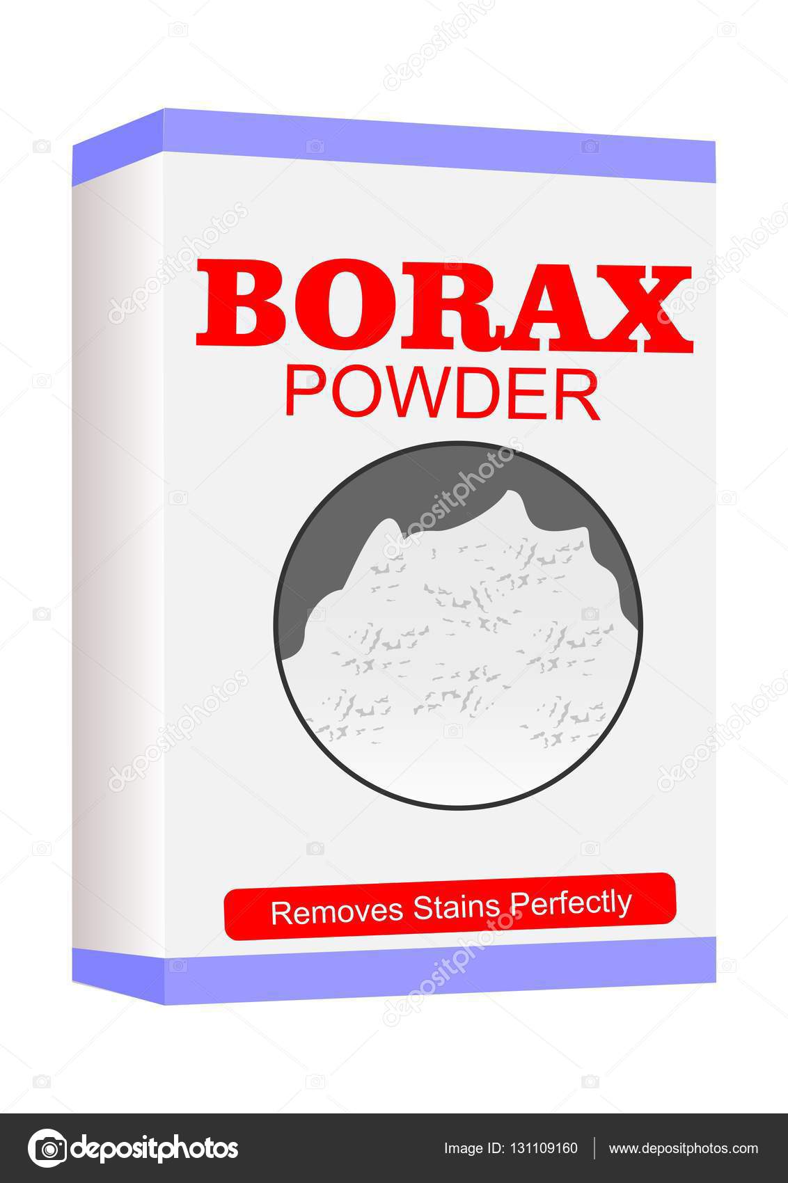 Borax Powder in a Box Stock Vector by ©Sandalphonarts 131109160