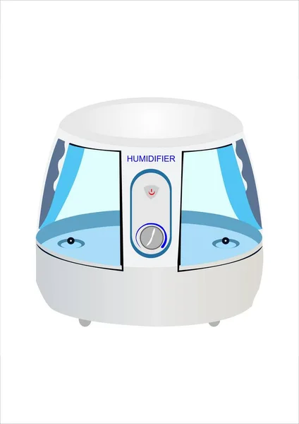 Humidificador sobre fondo blanco — Vector de stock