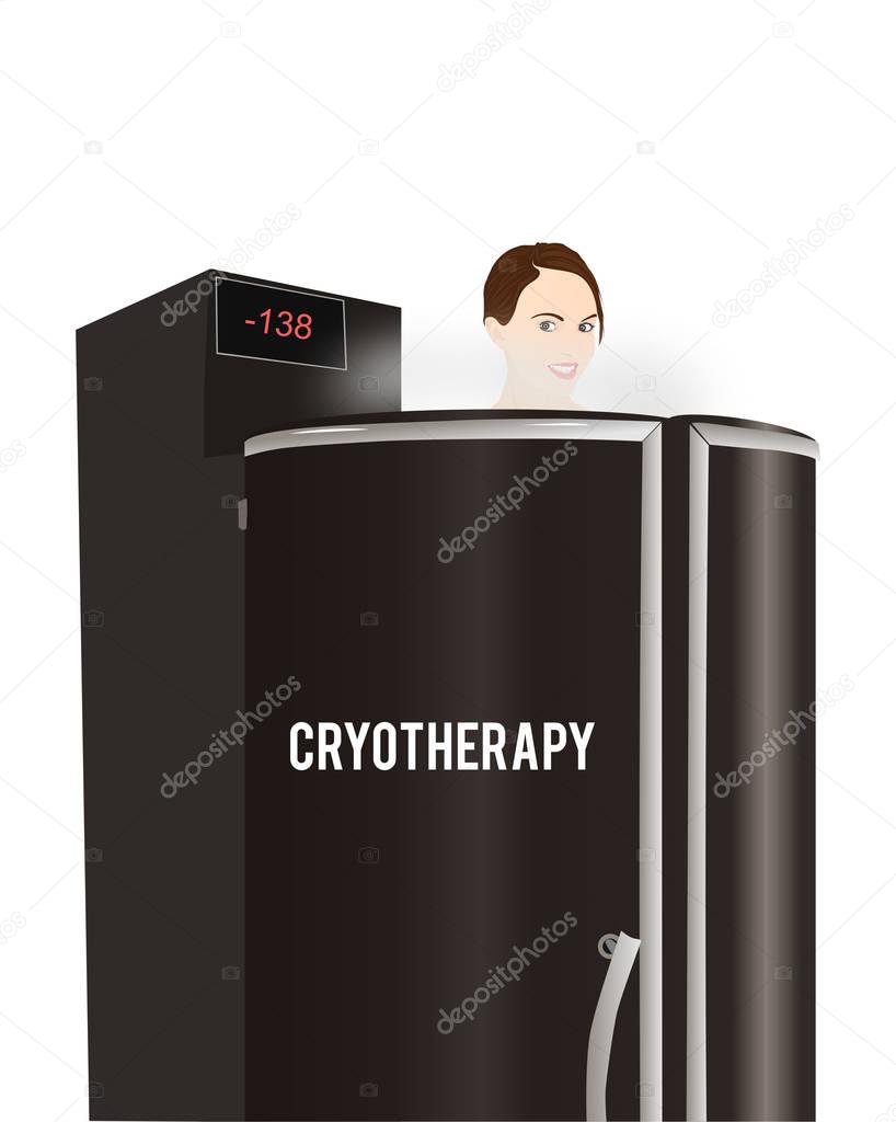 Cryotherapy Therapy Vector
