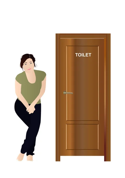 Urgences Incontinence urinaire — Image vectorielle