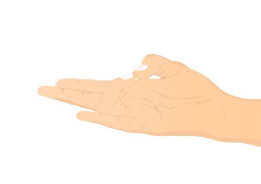 Prithvi Mudra Vektör İllüstrasyonu