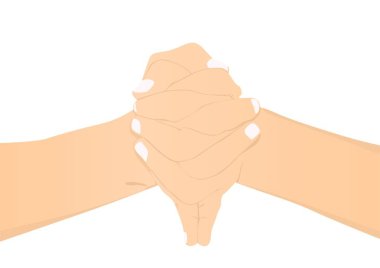 Murti Mudra Vektör İllüstrasyonu