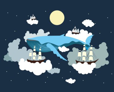 Gökyüzüne yelken.