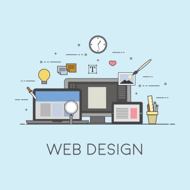 Web ve mobil tasarım. Tasarım işlemi