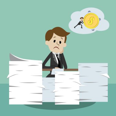 Çalışma ve para hakkında rüya iş adamı. Altın sikke hakkında düşünme. Kar rüya stres ofis çalışanı.