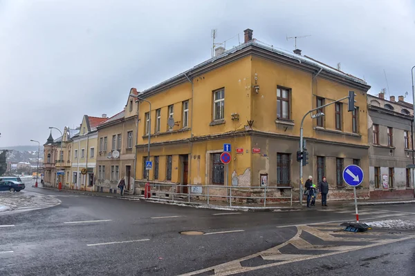 República Checa, Kutna Hora, 07,01,2016, Calle en el centro de — Foto de Stock