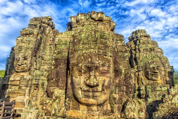 Camboya, Siem Reap, Angkor Thom - Templo de Bayon — Foto de Stock