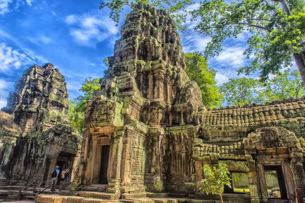 Siem Reap Cambodja 207 Prasat Prum Prohm Tempel Complex Buurt — Stockfoto