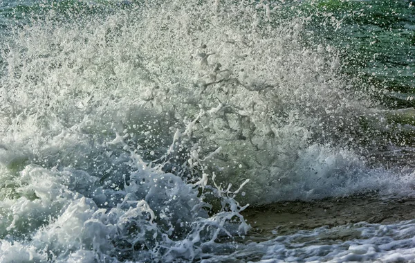 Burácející Vlny Oceánu Během Bouře — Stock fotografie