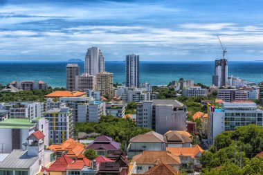 Taliland, Pattaya, 27,06,2017 View of the city from the observation deck clipart