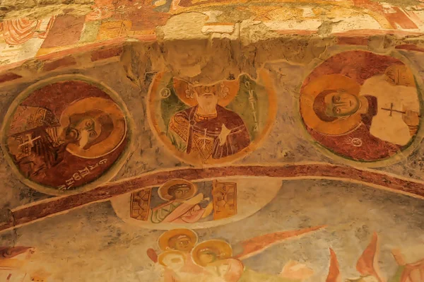 Demre Turquía 2014 Frescos Iglesia San Nicolás Santa Cláusula Demre — Foto de Stock