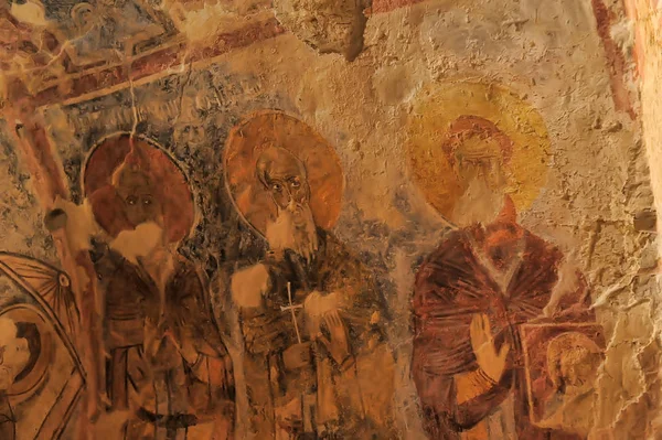 Demre Turkey 2014 Freski Kościele Mikołaja Demre Turcja Starożytny Kościół — Zdjęcie stockowe