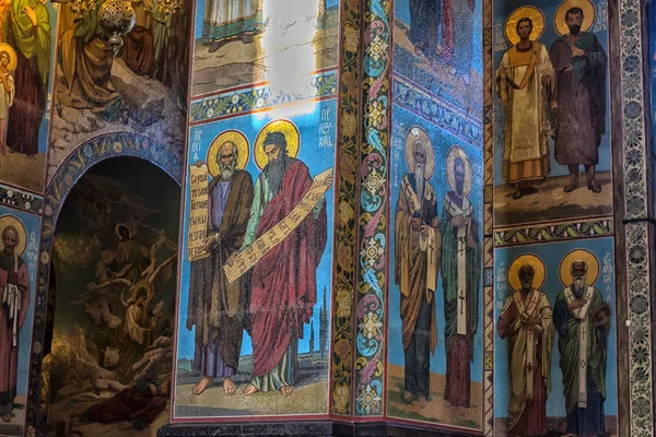 Interior da Igreja do Salvador em Sangue Derramado — Fotografia de Stock