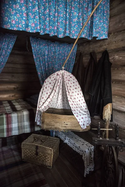 Rusland Cheboksary 2017 House Museum Historische Russische Hut Waarin Tsjapajev — Stockfoto