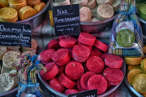 Turkey Kemer 2017 Handmade Soap Market — Stock Photo, Image